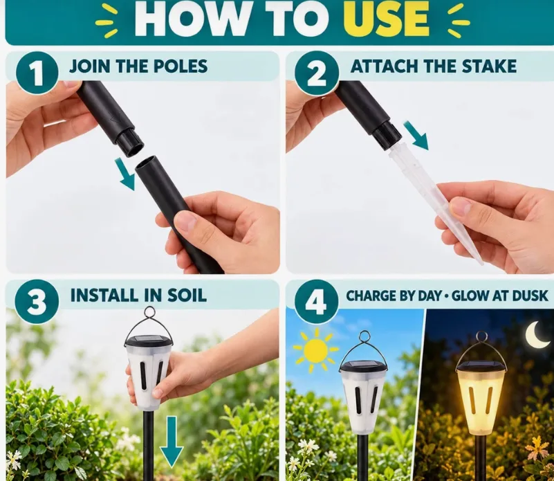 Solar Powered Mosquito Glue Trap Lamp 2
