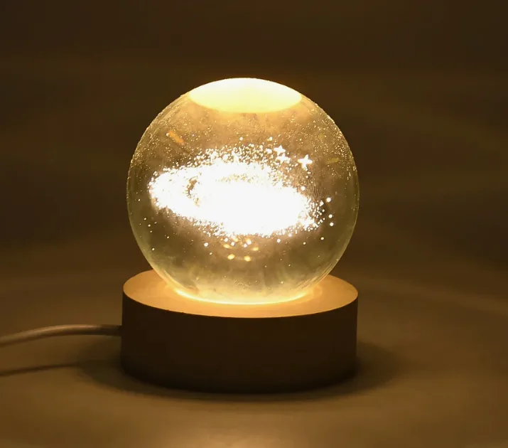 3D Crystal Ball Lamp 2